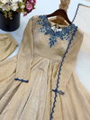 Jf 058 Crush Embroidery Thread Work Gown